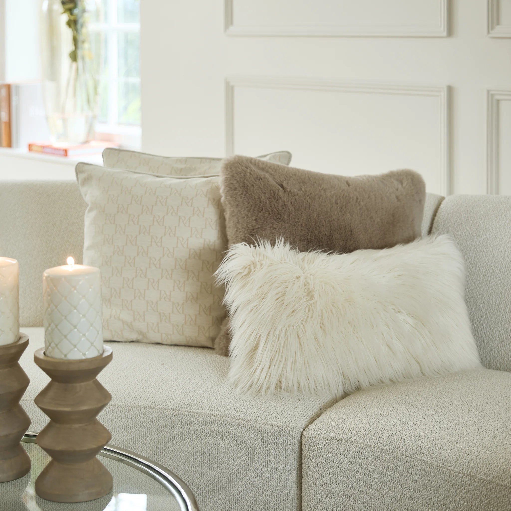 Heather Alba Faux Fur Jastuk 50x50