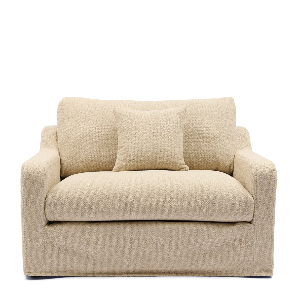 Giovanni dvosjed (love seat), Natural Grey, siva tkanina, Riviera Maison