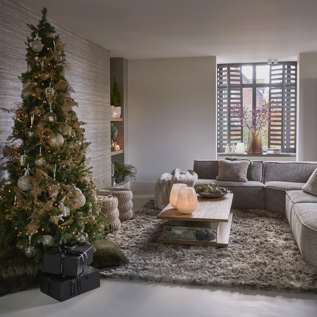Modularna sofa The Jagger okrugla ležaljka desno, siva tkanina, Riviera Maison, slika 8