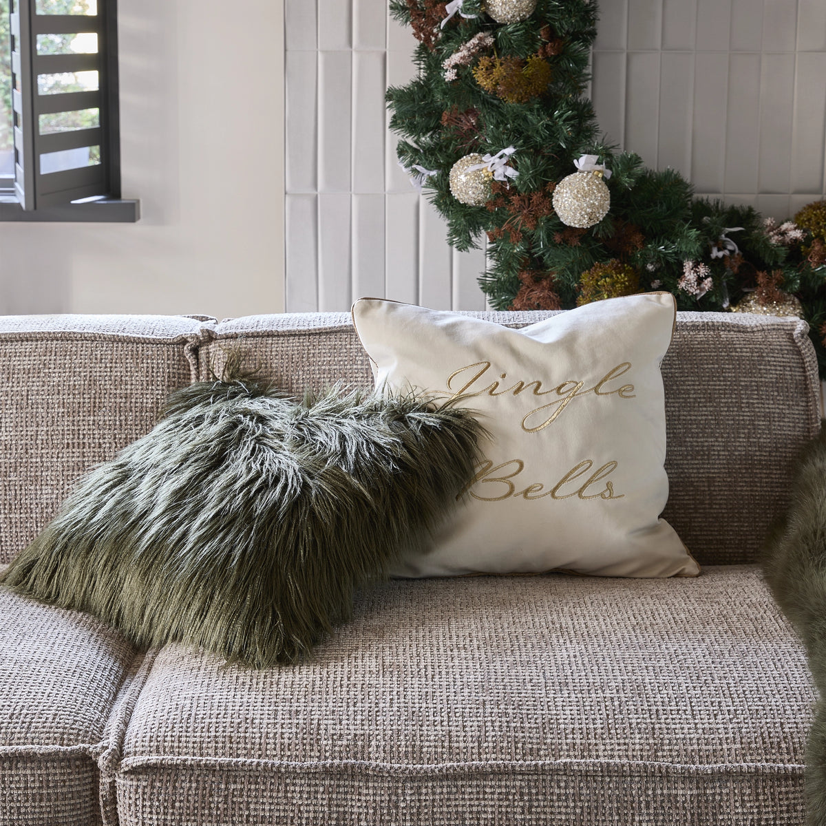 Modularna sofa The Jagger okrugla ležaljka desno, siva tkanina, Riviera Maison, slika 9