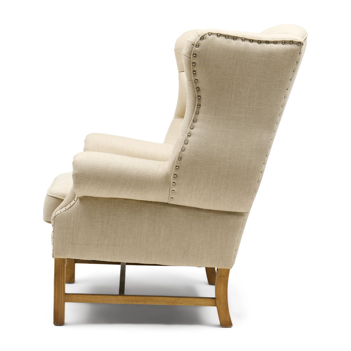Franklin Park fotelja s uškama, Linen Flax, lanena tkanina, Riviera Maison, slika 4
