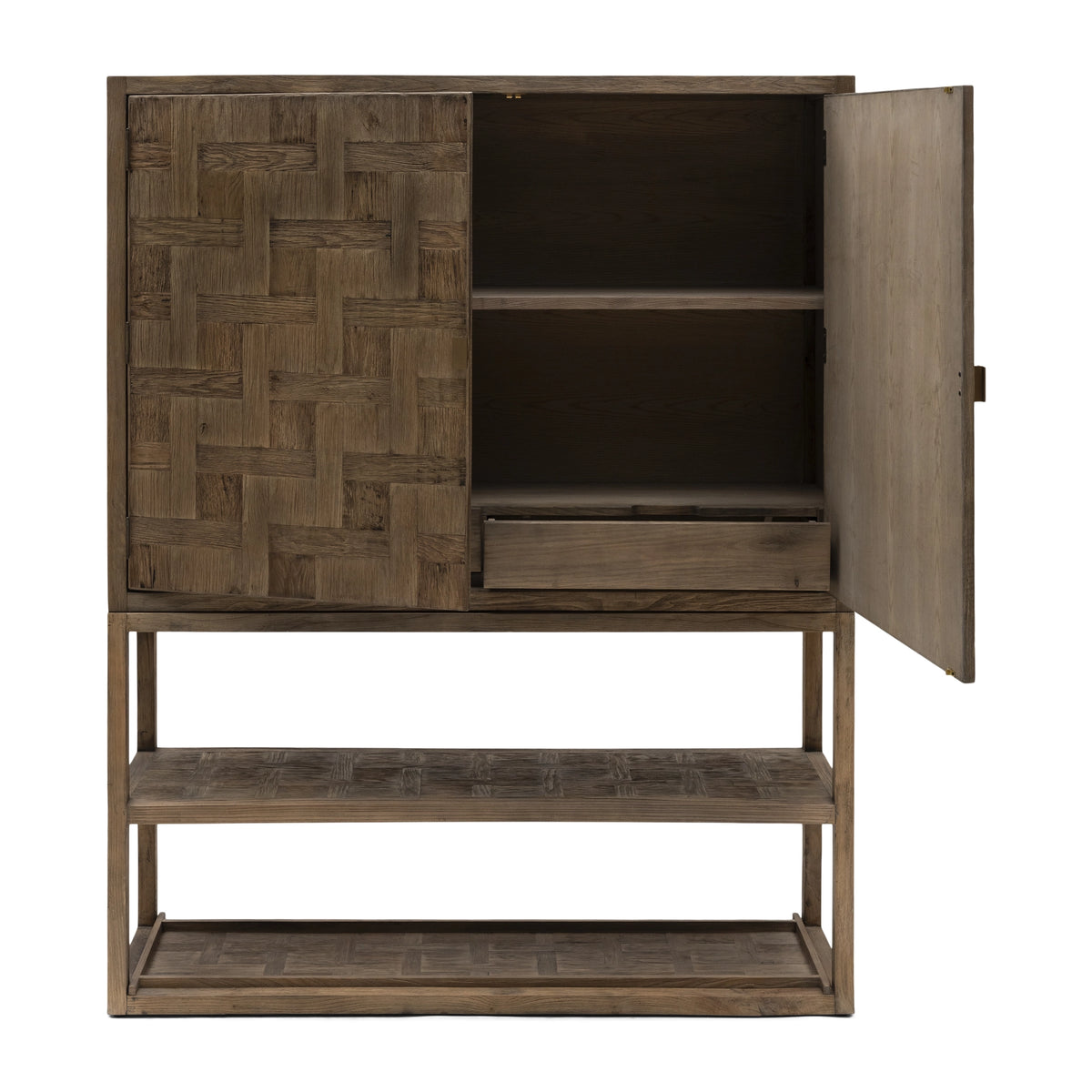 Fraser Island ormar, smeđe reciklirano hrastovo drvo, Riviera Maison, slika 3