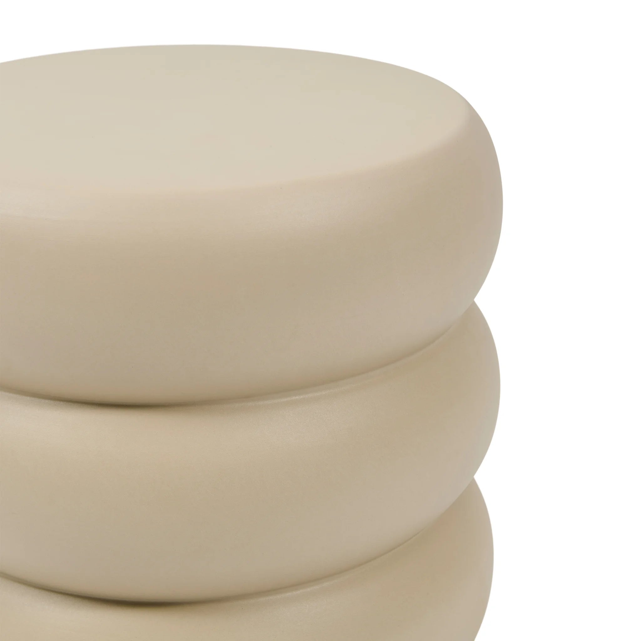 Rose Tower Pomoćni Stol, warm beige