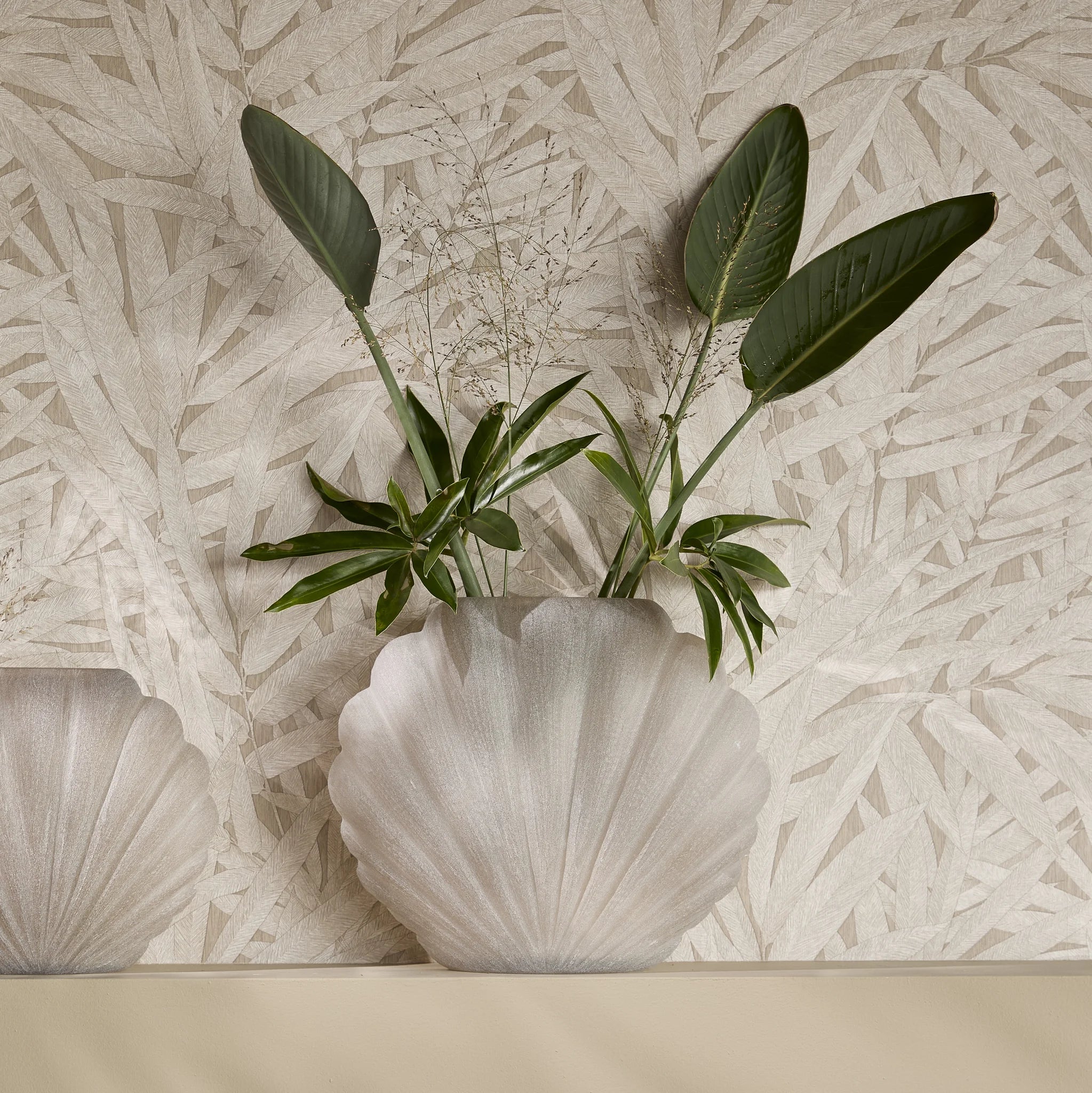 Frosted Shell Vaza L
