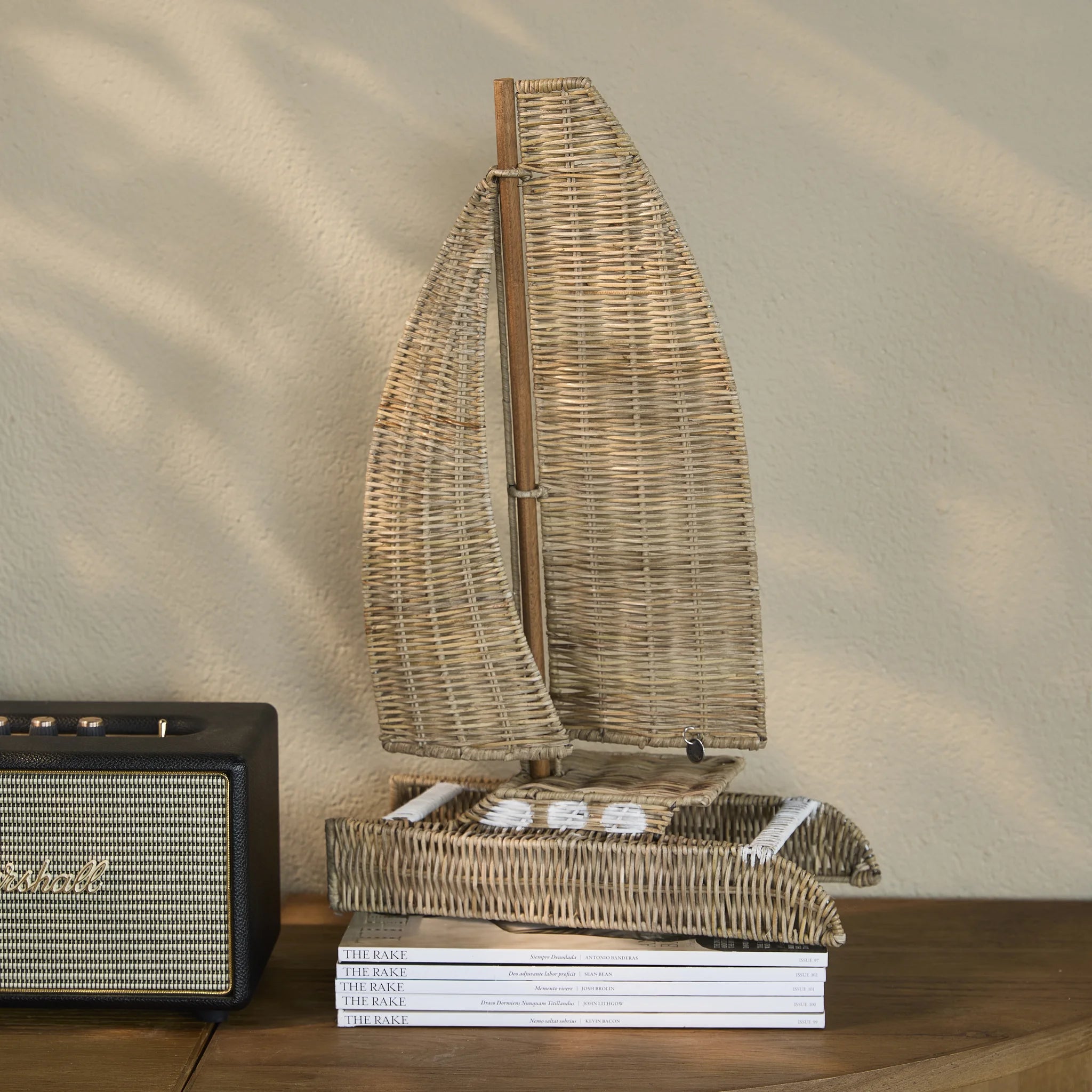Rustic Rattan Catamaran
