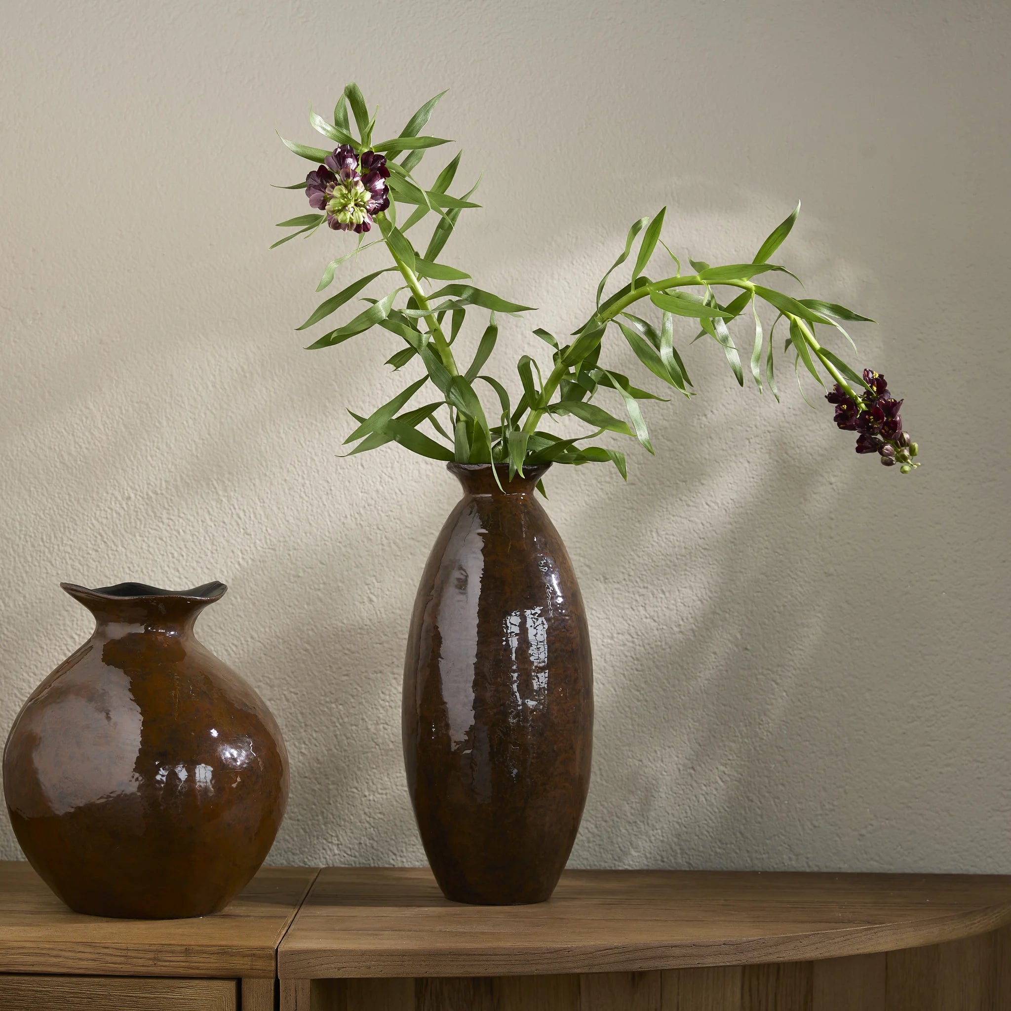 Lunaro Vaza Visoka forest brown