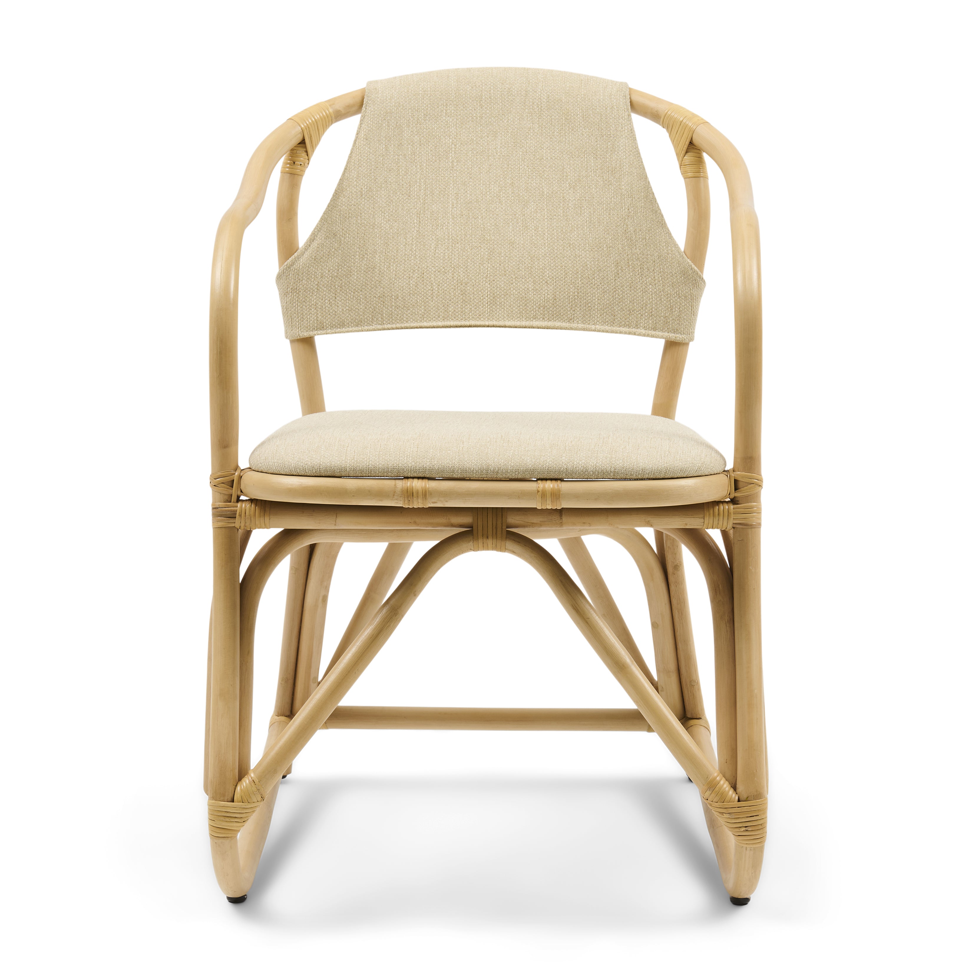 Nassau Beach Dining Armchair – frontalni pogled