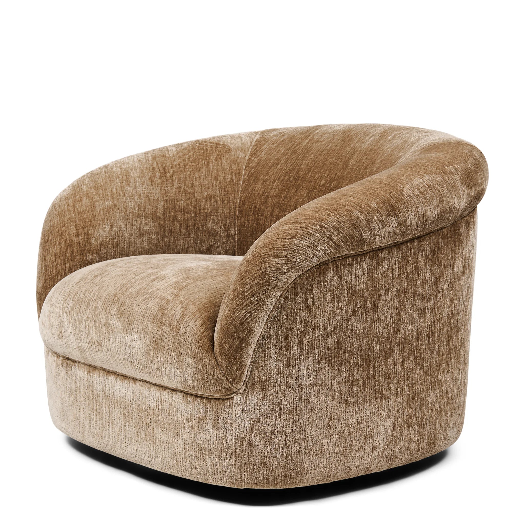 Cortona Swivel Armchair Mochaccino