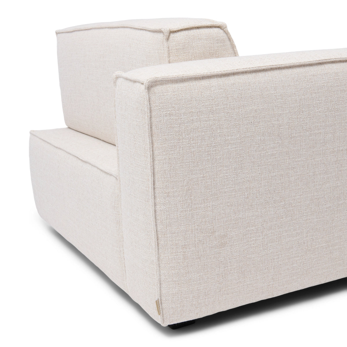 Modularna sofa Brandon ležaljka lijevo, bijela tkanina, Riviera Maison, slika 6
