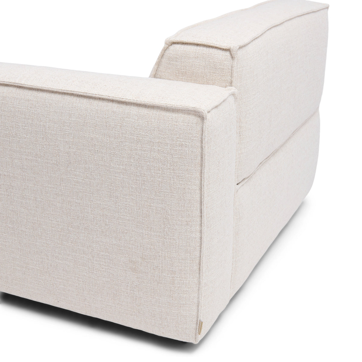 Modularna sofa Brandon ležaljka desno, bijela tkanina, Riviera Maison, slika 5