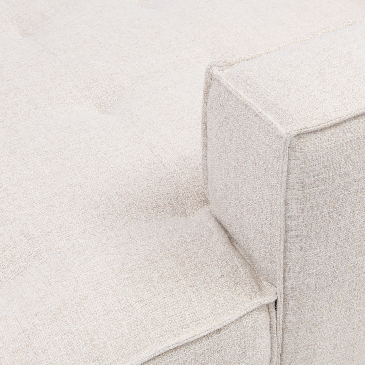 Modularna sofa Brandon ležaljka desno, bijela tkanina, Riviera Maison, slika 7