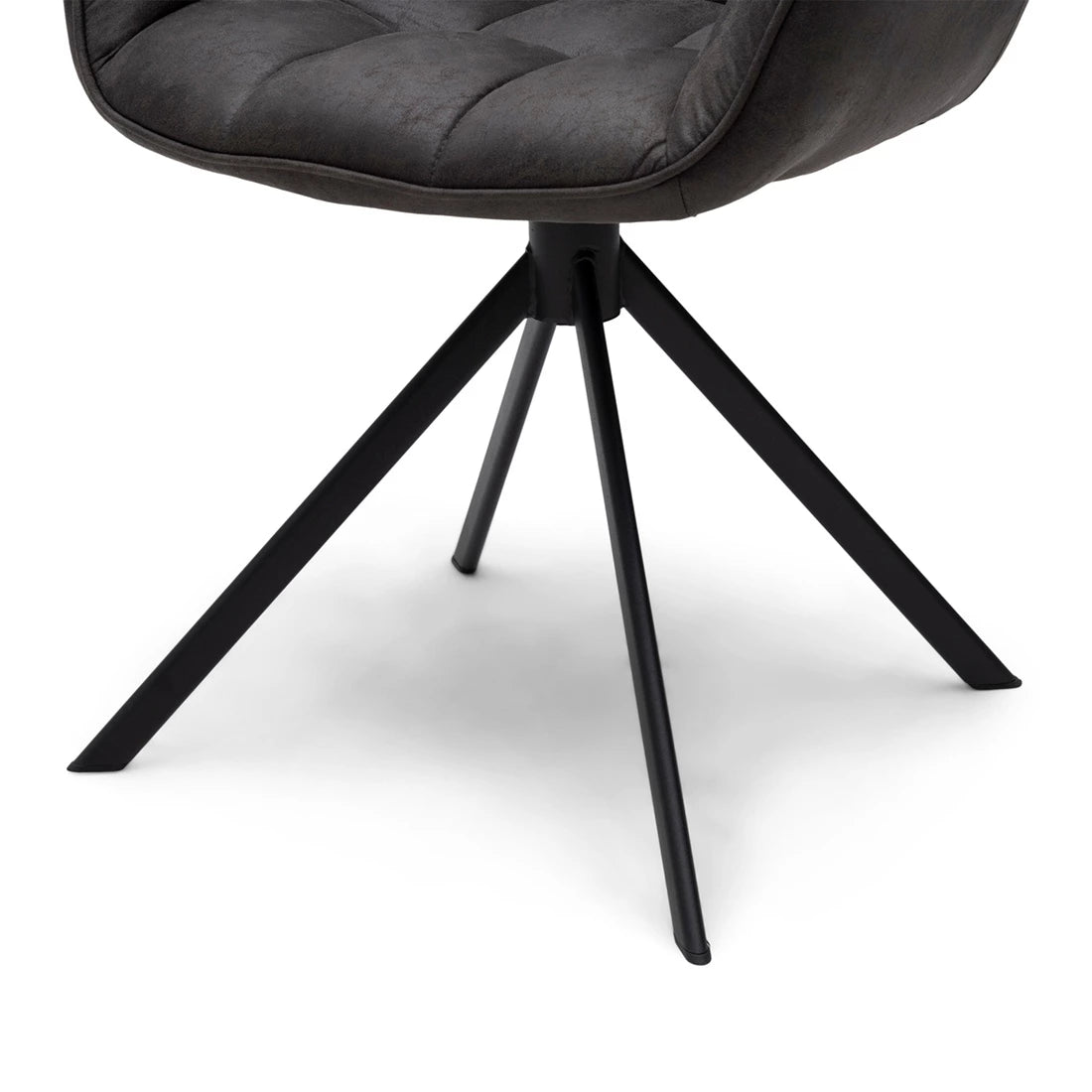 Carnaby okretna blagovaonska stolica Espresso, tkanina Pellini