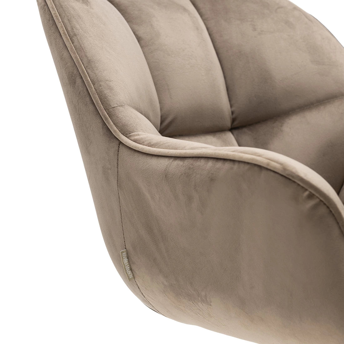 Carnaby okretna blagovaonska stolica Golden Mink, Velvet