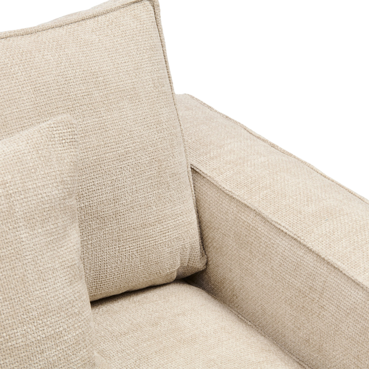 Kendall trosjed 3,5, Satin Shell, bež tkanina, Riviera Maison, slika 5