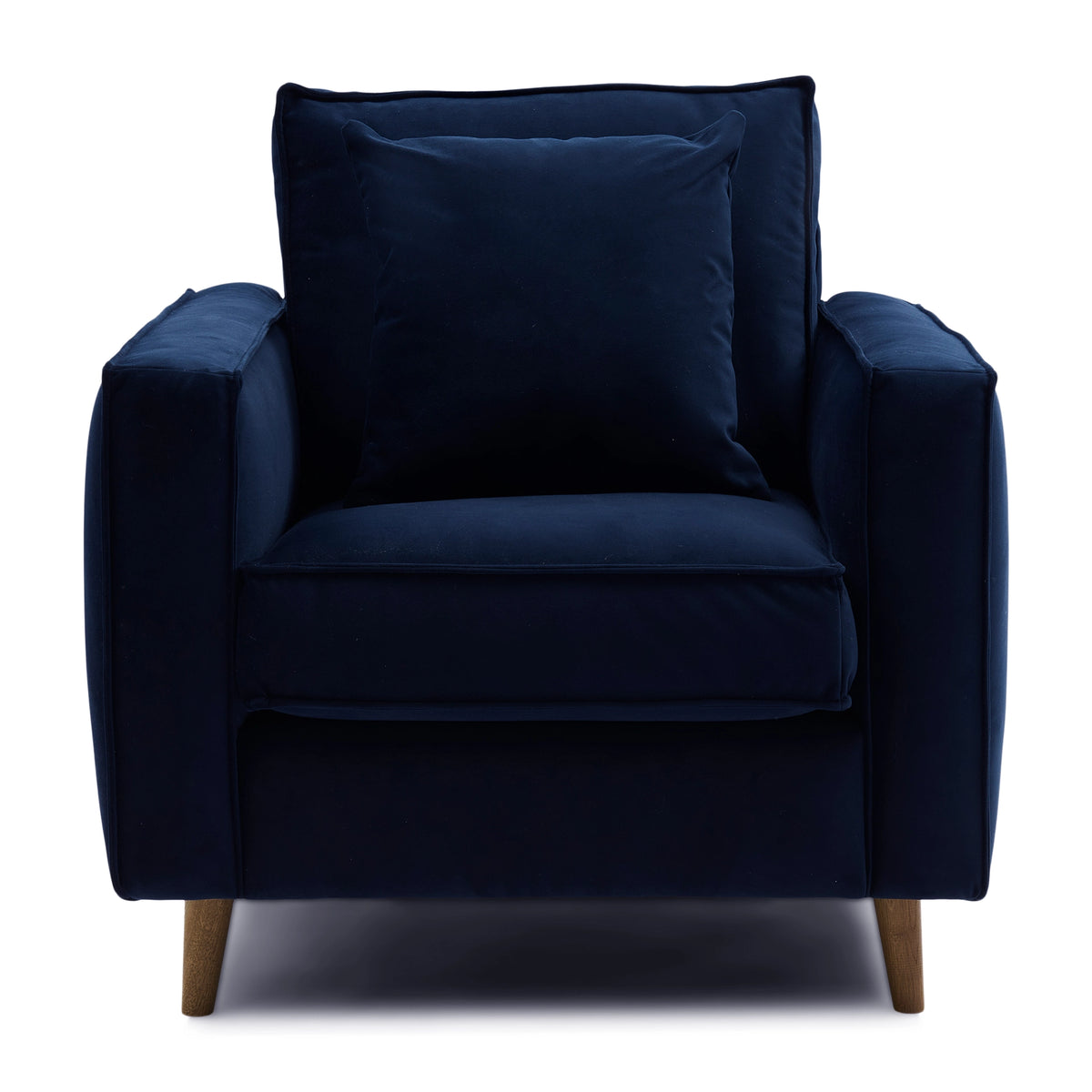 Kendall fotelja, Midnight Navy, tamnoplava tkanina, Riviera Maison