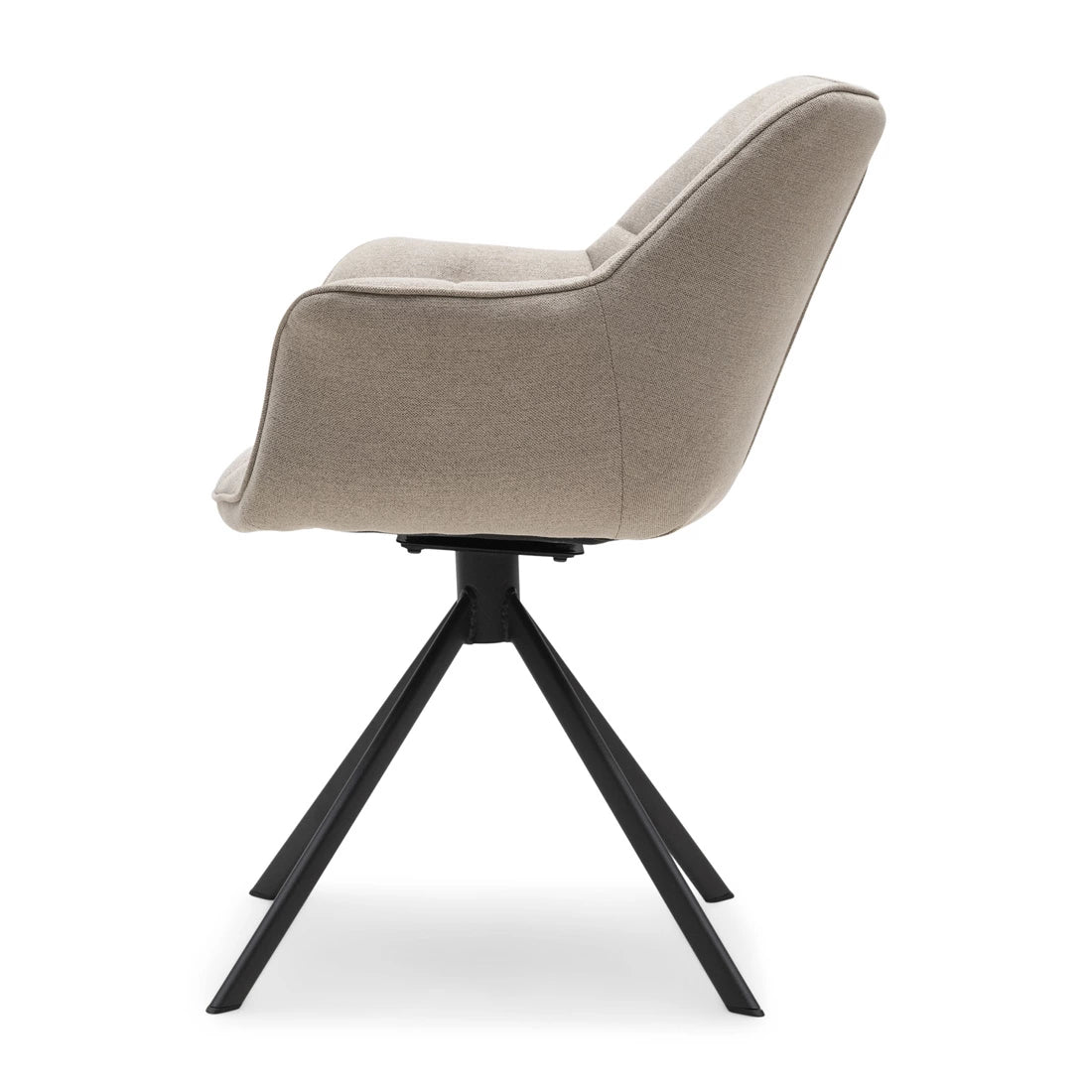 Carnaby okretna blagovaonska stolica Light flax, Mouline lan