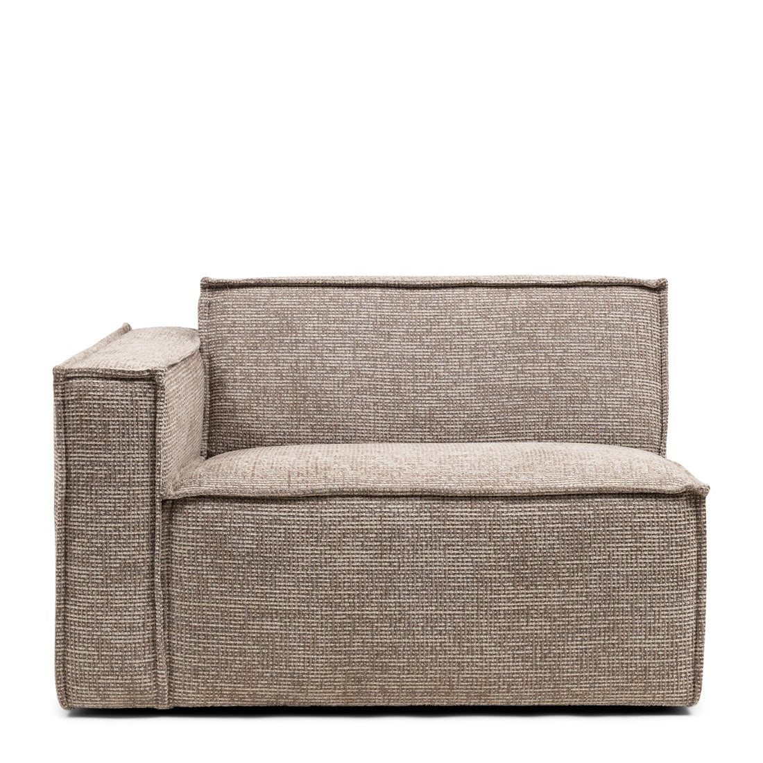 The Jagger modularna sofa lijevo, Liver Grey, siva tkanina, Riviera Maison