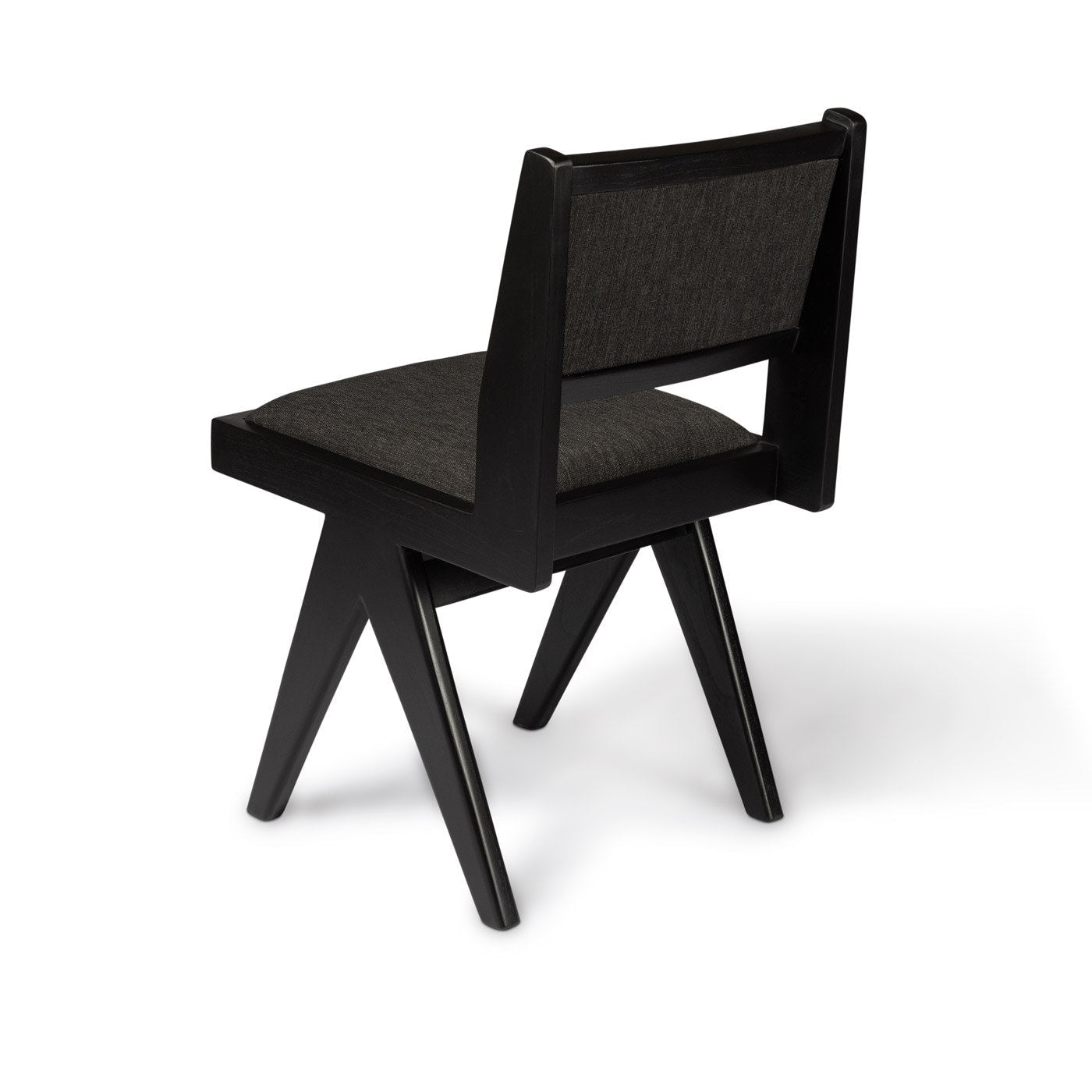 Set od 4 blagovaonskih stolica s podstavom - ugljen crna