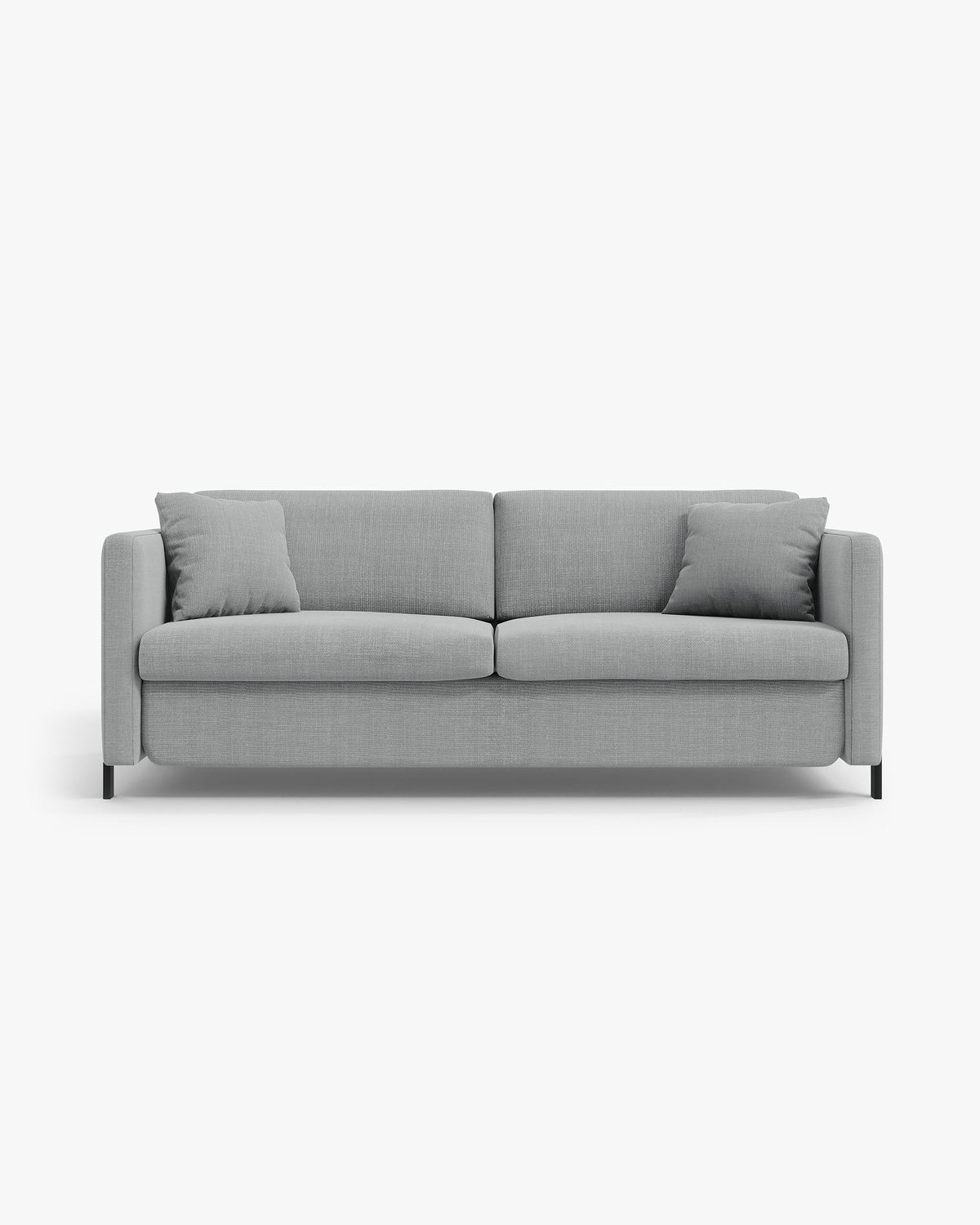Gloria sofa s funkcijom ležaja (206 cm) – Strukturirana tkanina (Bjorn) – Svijetlo siva