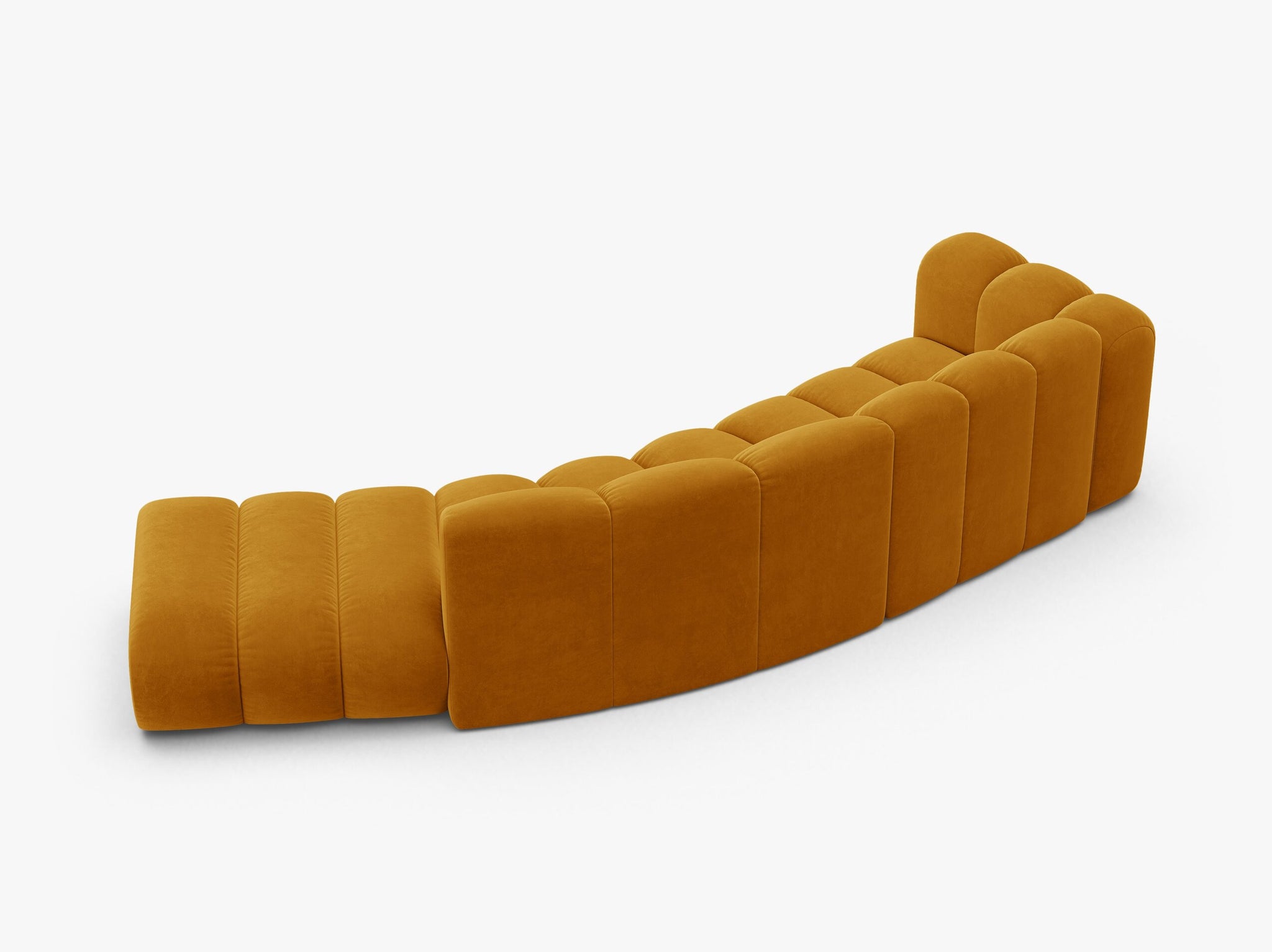 Lupine otvorena zaobljena sofa 5 mjesta