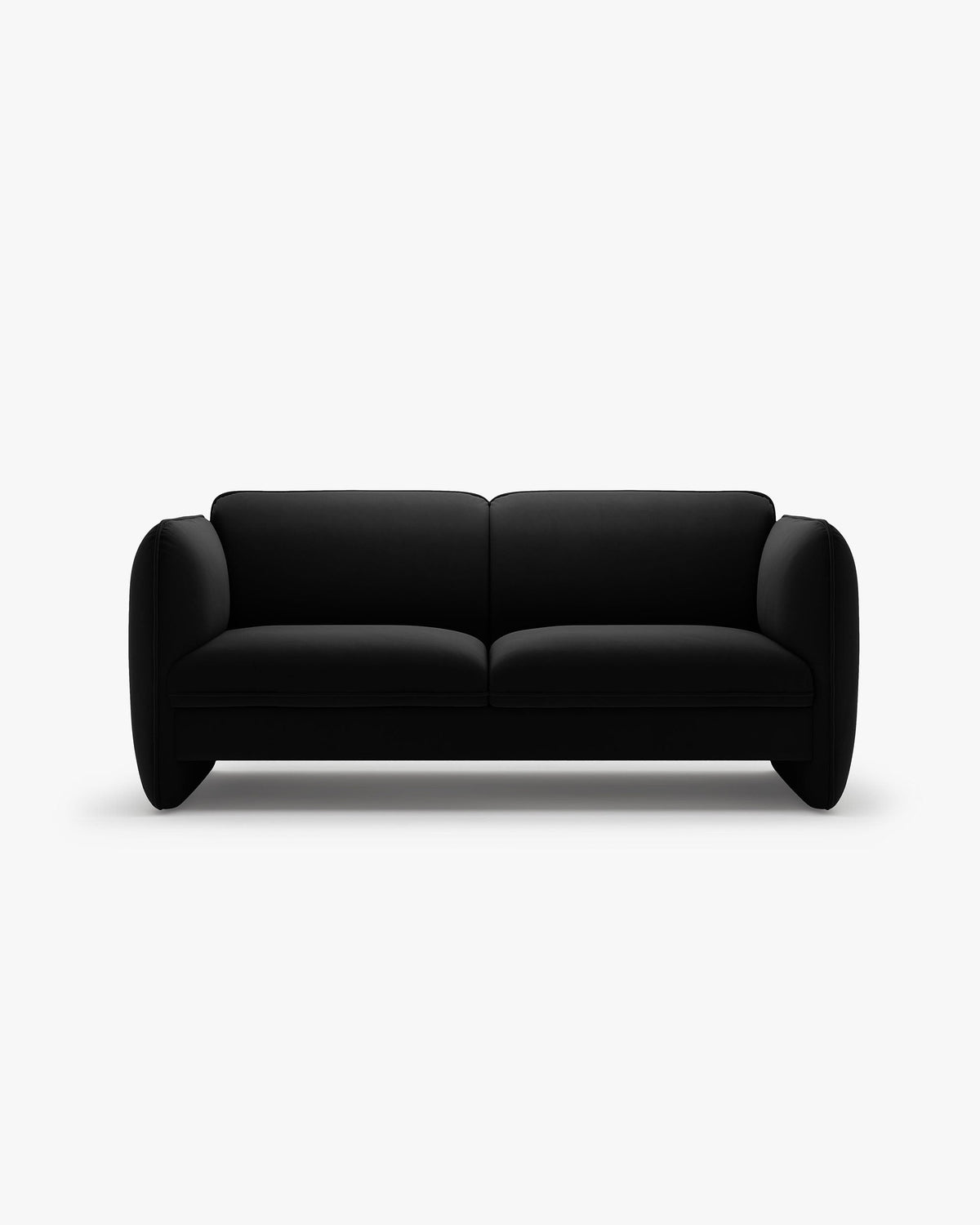 Georgia sofa – Velvet (Magic Velvet) – Crna