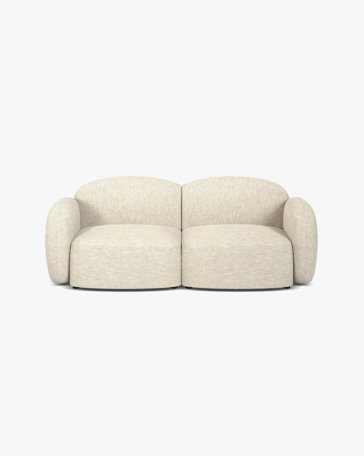 Blair sofa – Strukturirana tkanina (Baltimore) – Svijetlo bež
