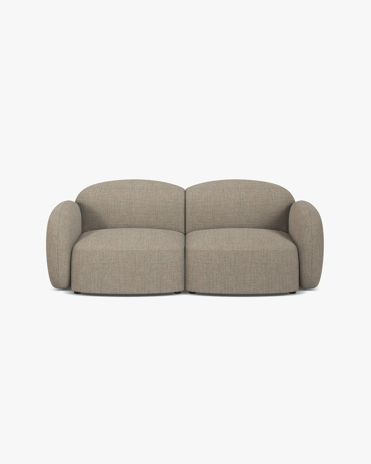 Blair sofa – Strukturirana tkanina (Baltimore) – Grey Brown Melange
