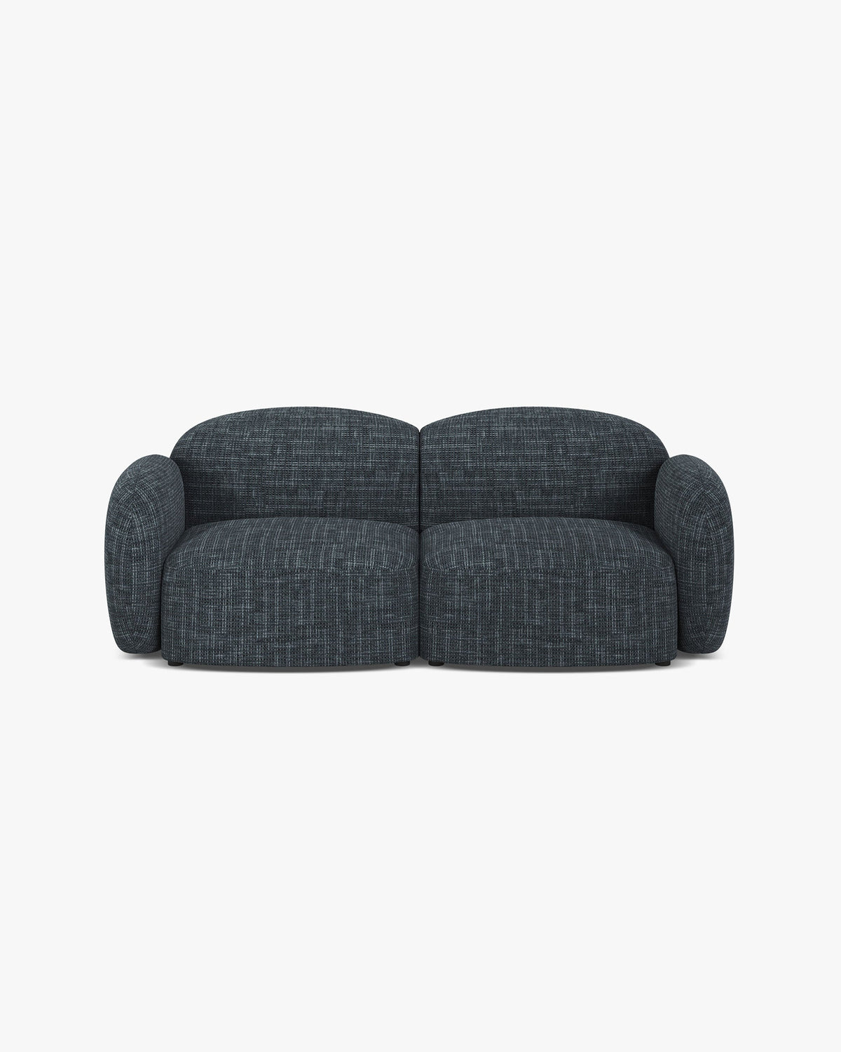 Blair sofa – Strukturirana tkanina (Baltimore) – Mornarsko plava