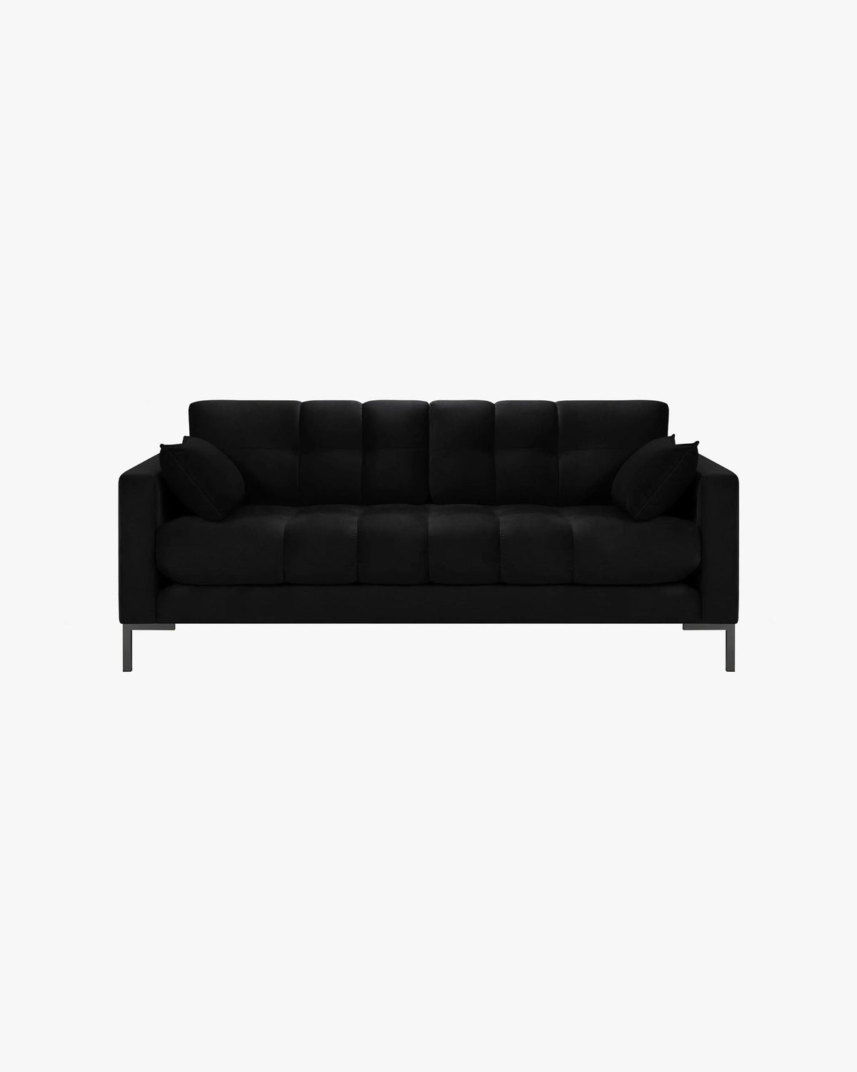 Mamaia sofa – Velvet (Bluvel) – Crna