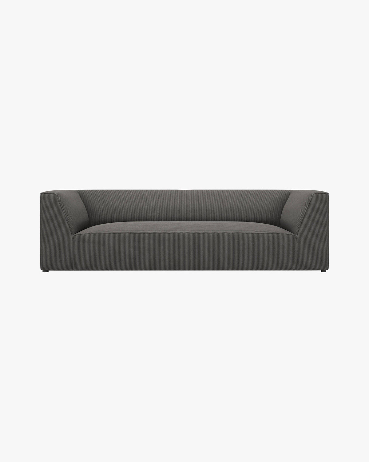 Ruby sofa (232 cm) – Štruks (Scala) – Tamno siva