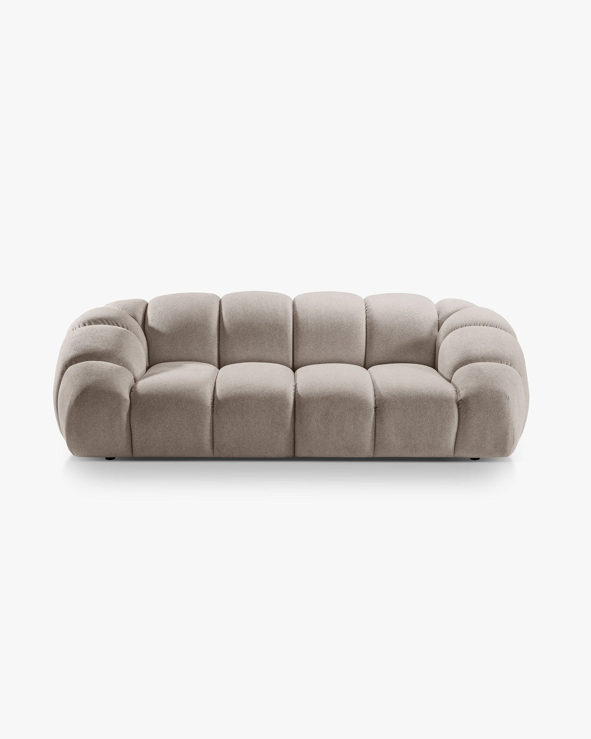 Diana sofa – Strukturirana tkanina (Bubble) – Tamno bež