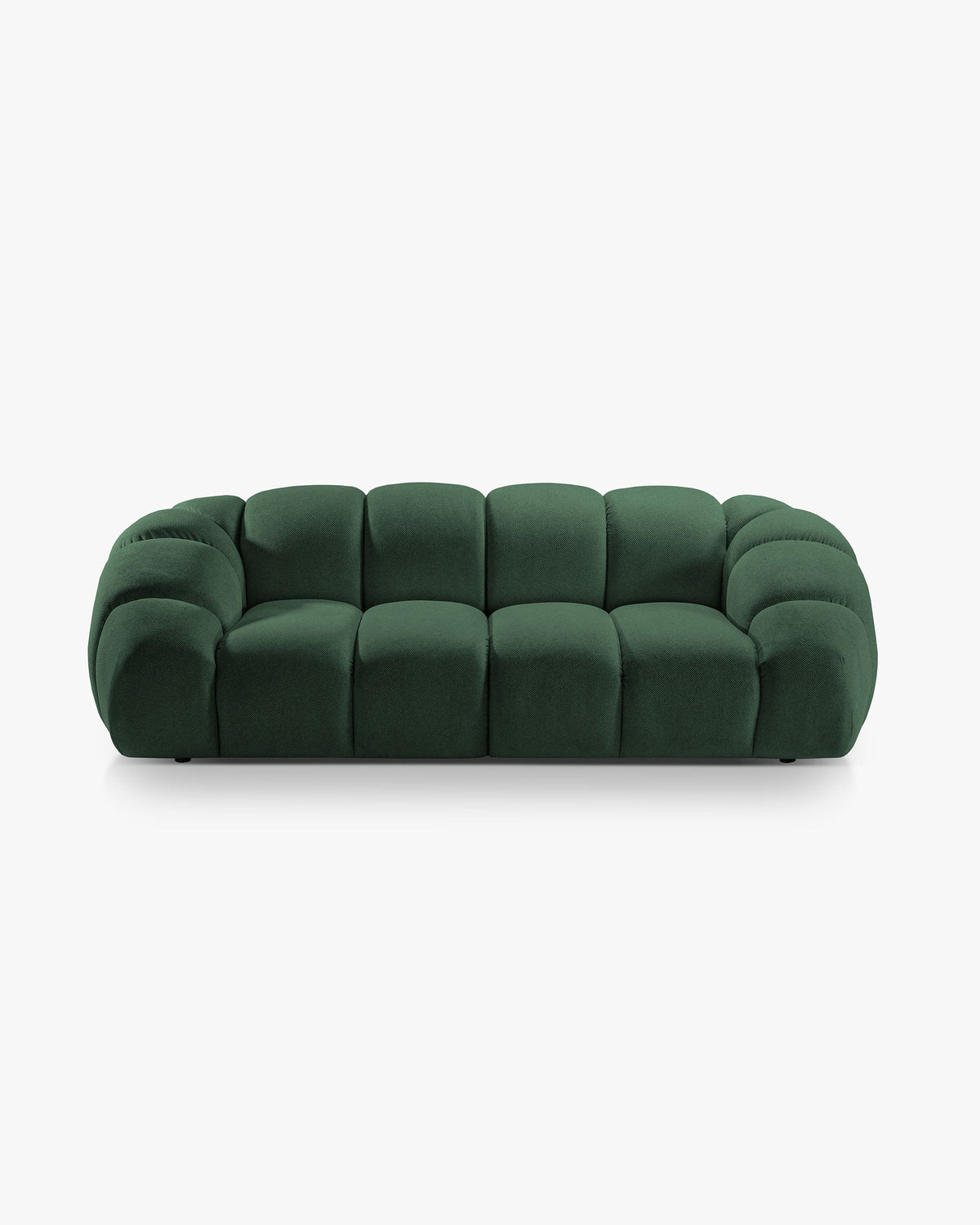 Diana sofa – Strukturirana tkanina (Bubble) – Zelena
