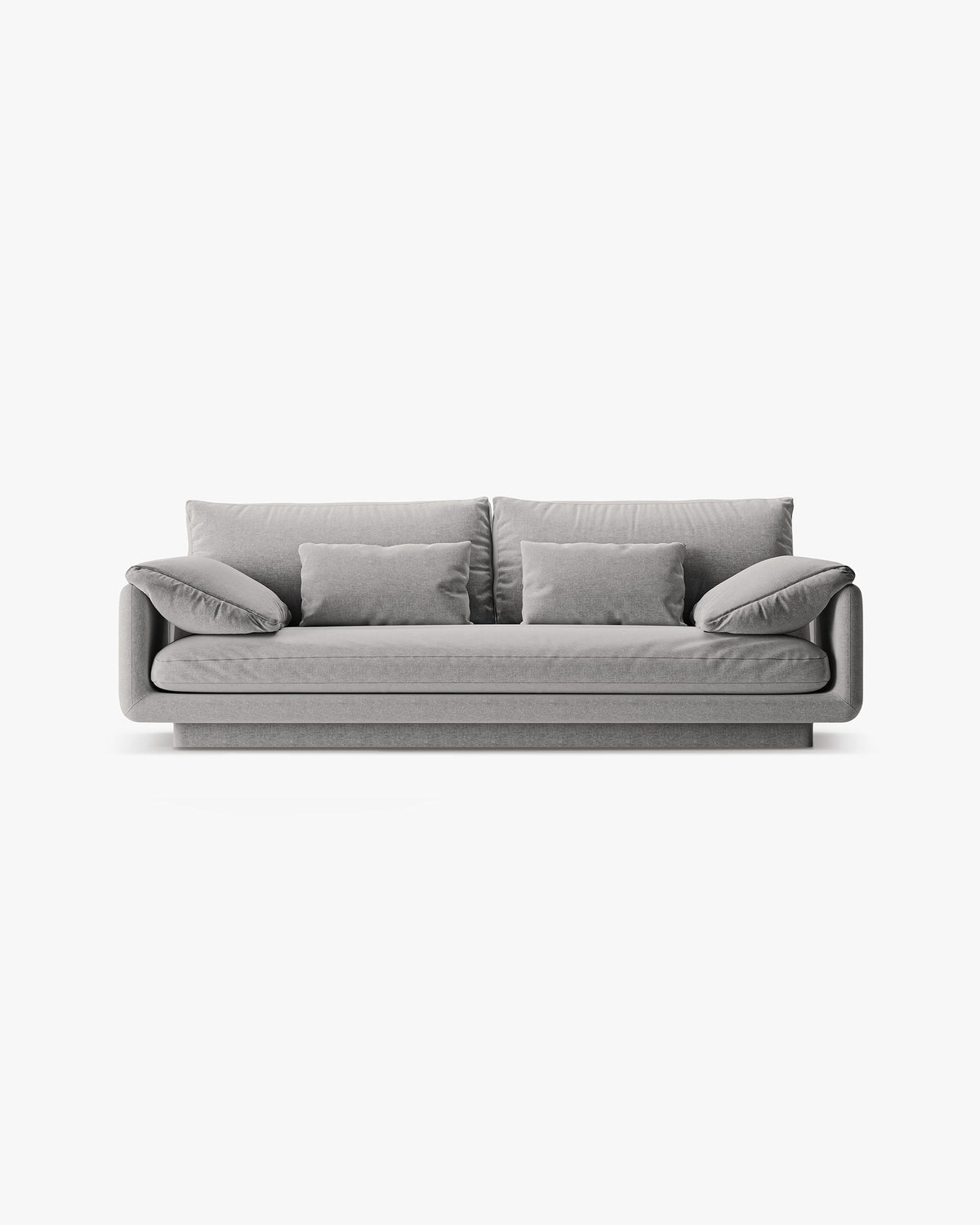 Torino sofa – Strukturirana tkanina (Wind) – Svijetlo siva