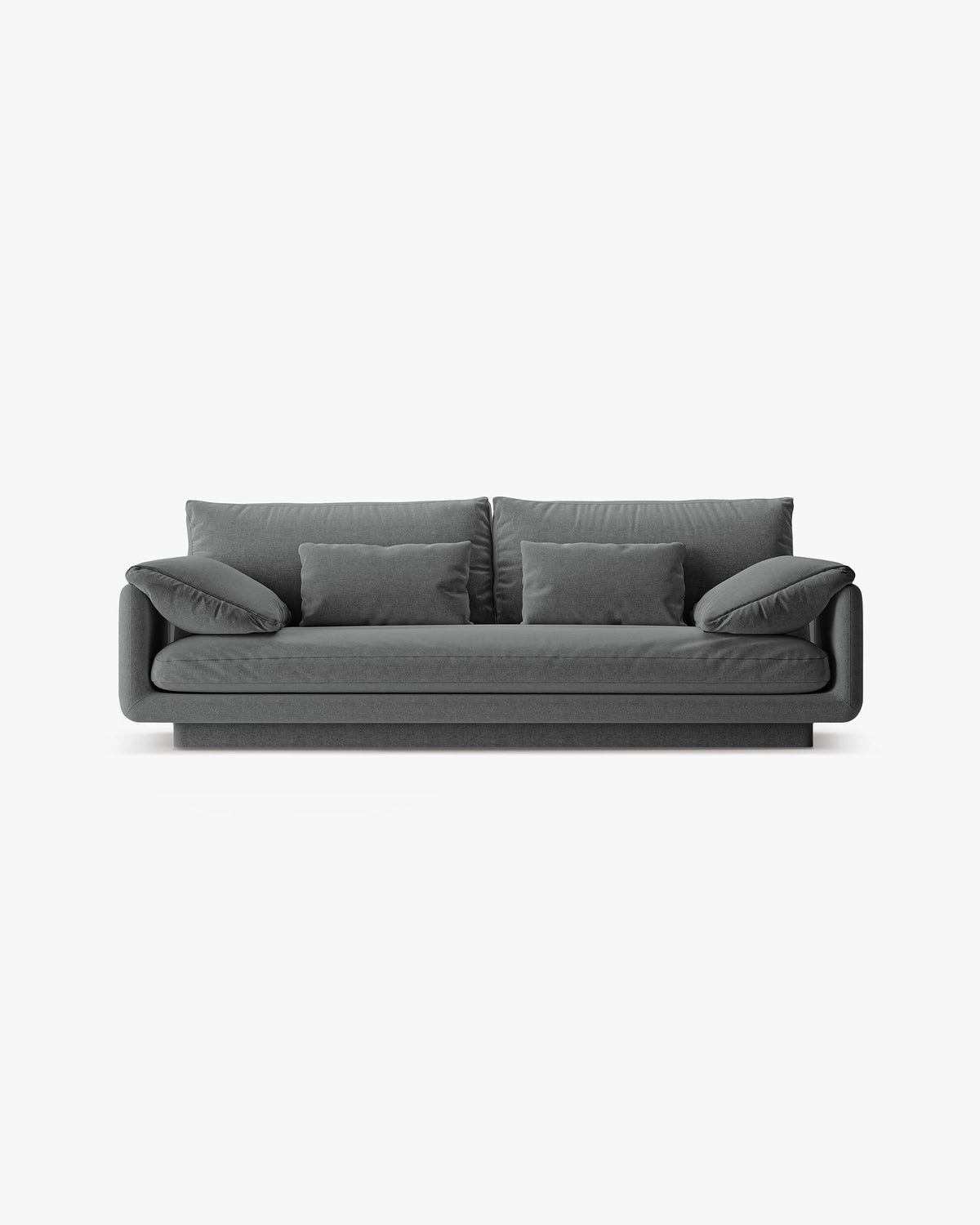 Torino sofa – Strukturirana tkanina (Wind) – Tamno siva