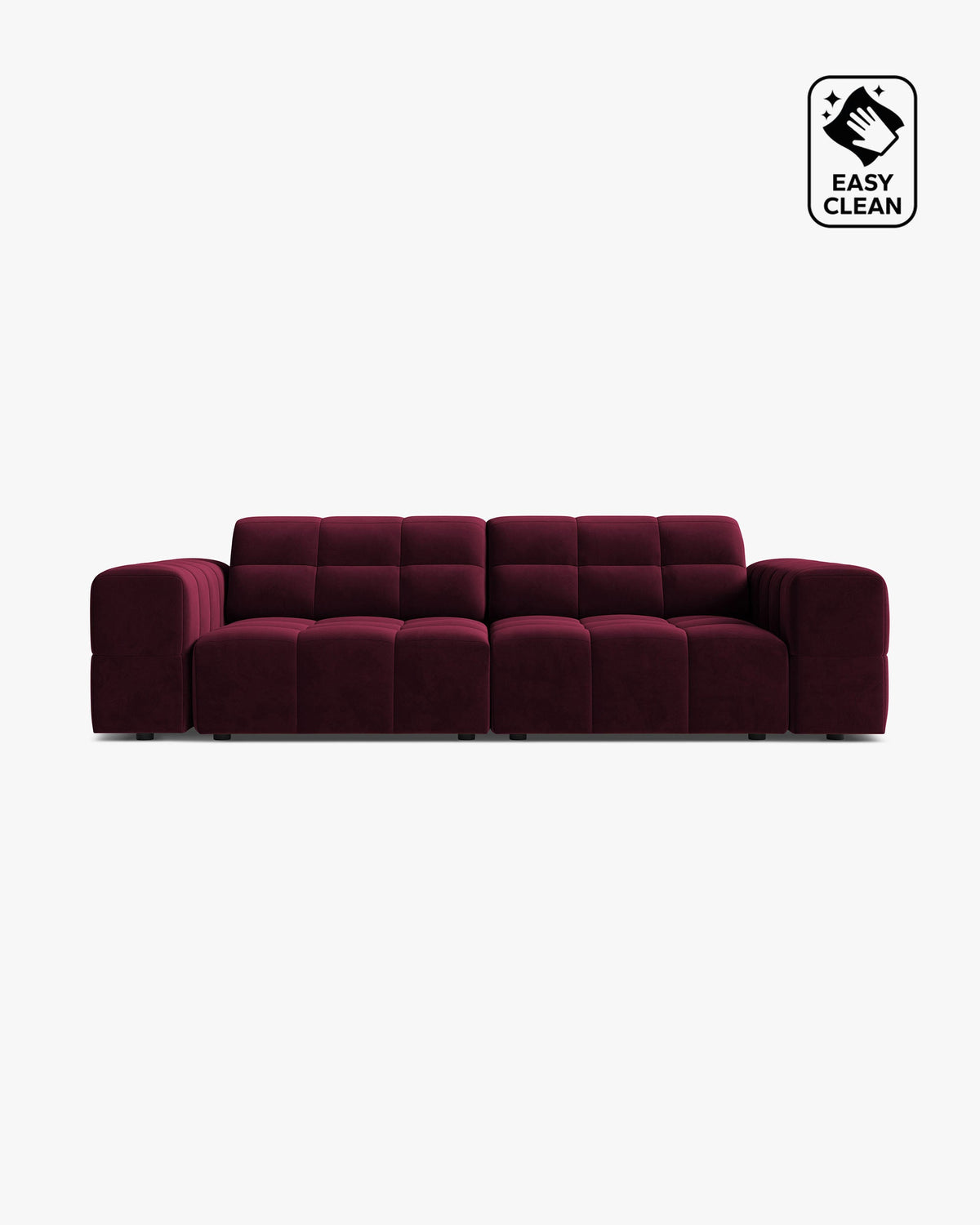 Jennifer sofa – Velvet (Venus) – Burgundac