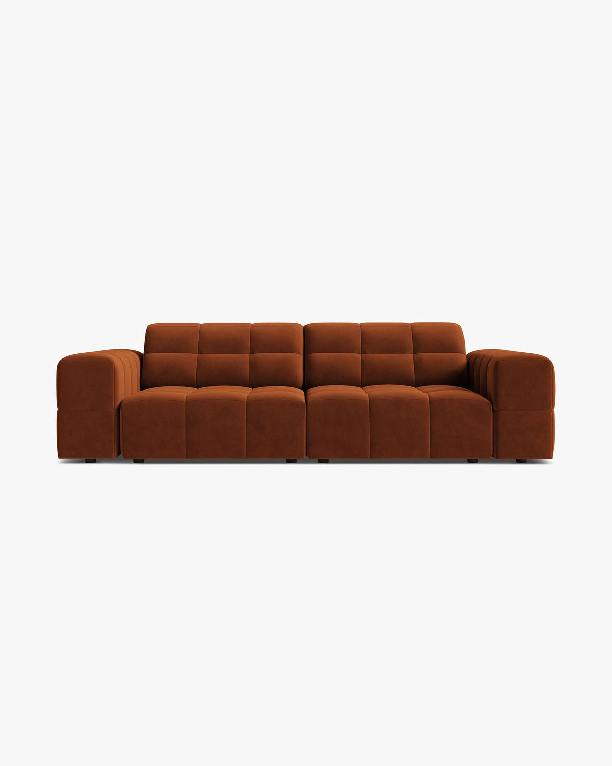 Jennifer sofa – Velvet (Bluvel) – Terakota