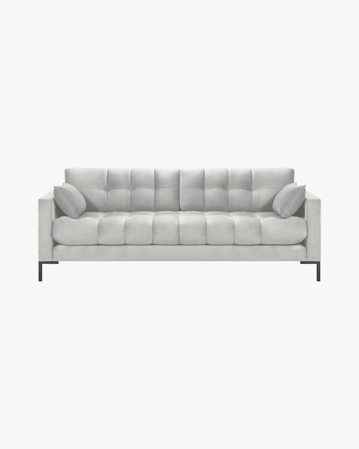 Mamaia sofa – Velvet (Bluvel) – Srebrna