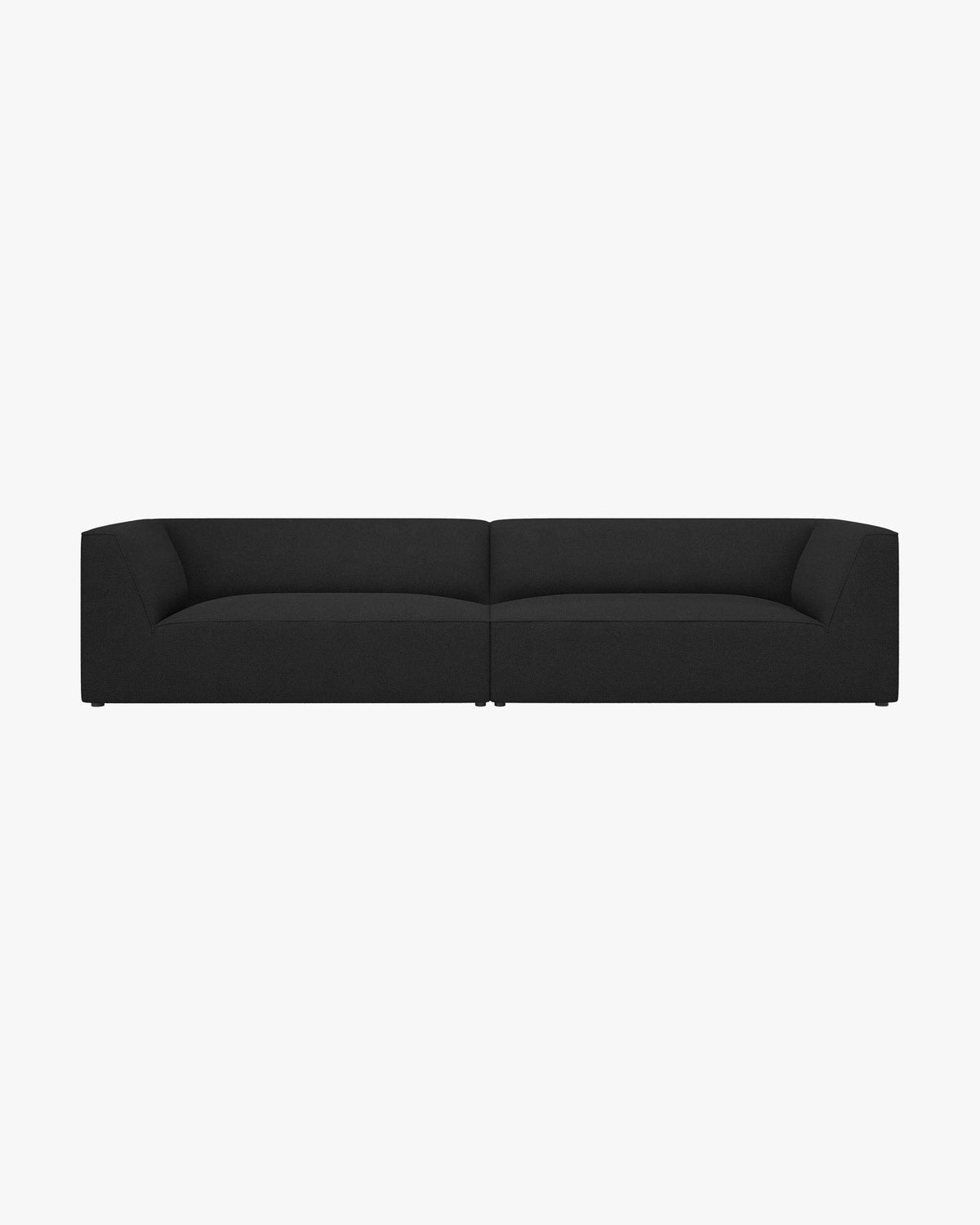 Ruby sofa – Strukturirana tkanina (Ottawa) – Crna
