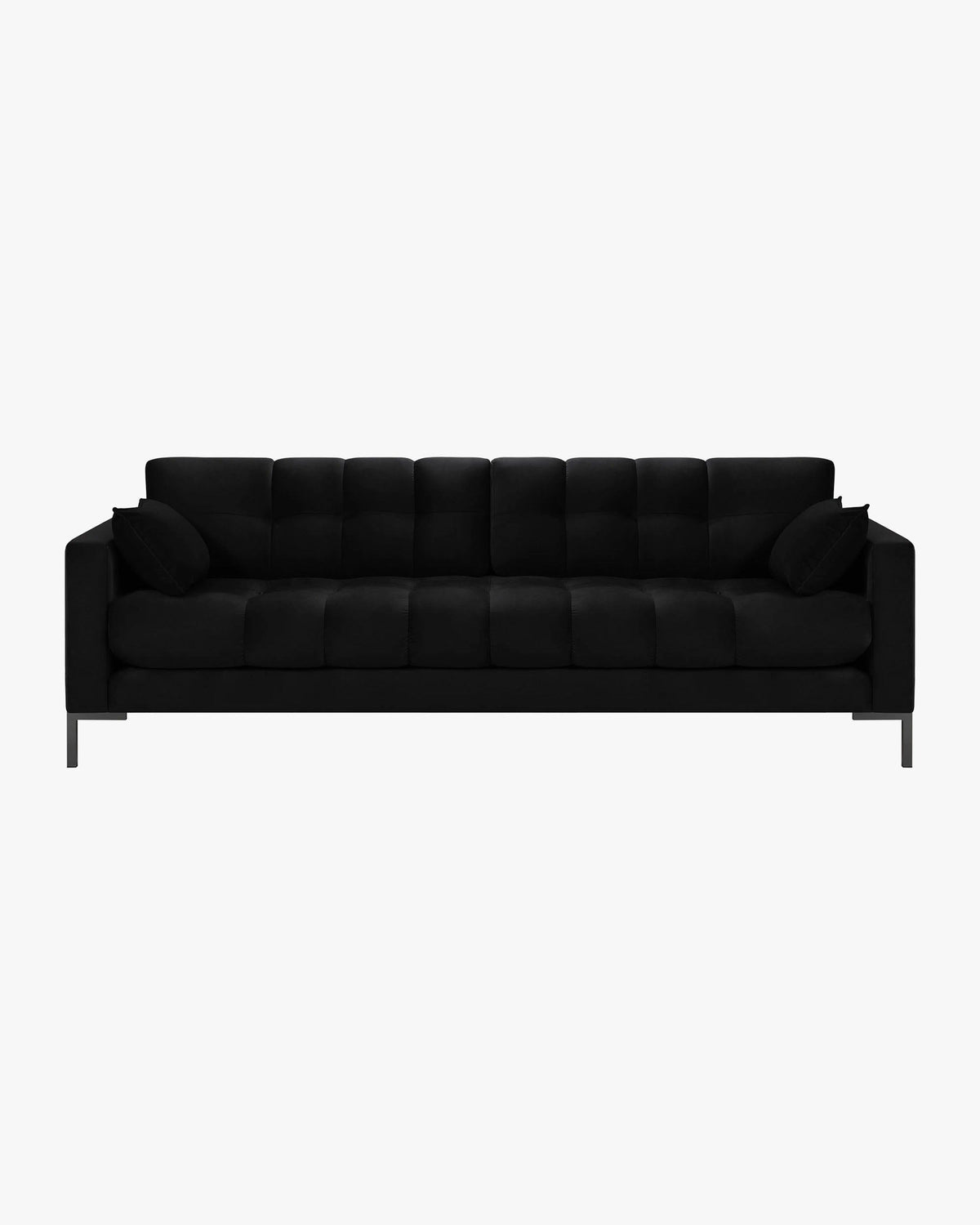 Mamaia sofa – Velvet (Bluvel) – Crna