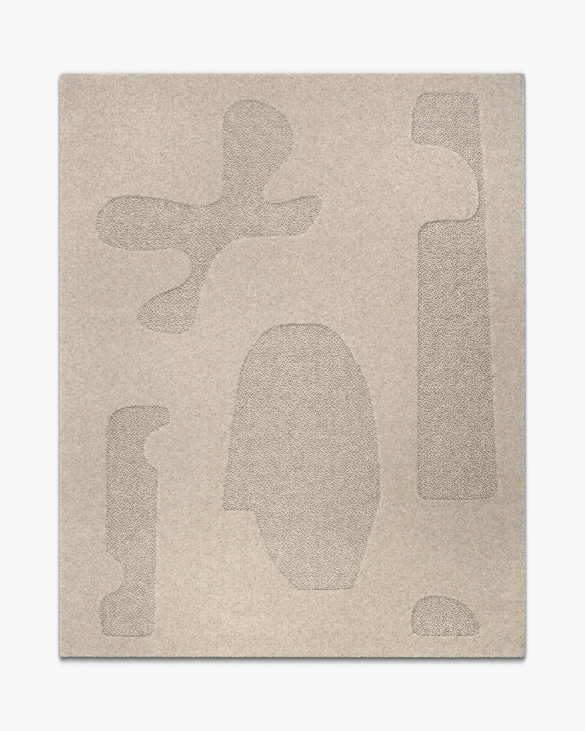 Flow tepih od vune – Vuna / Svijetlo siva / 200 × 300 cm