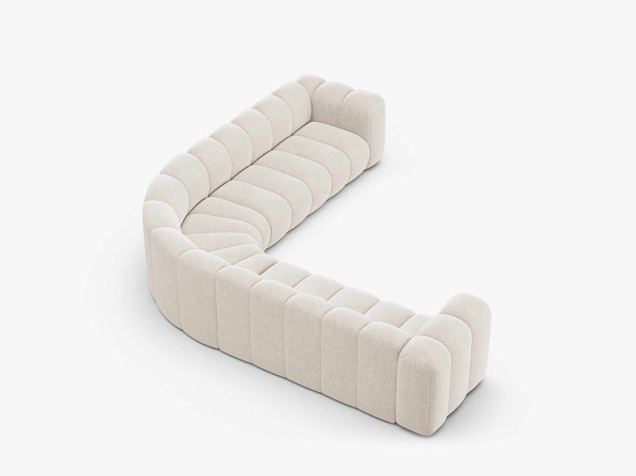Lupine simetrična kutna sofa 5 mjesta