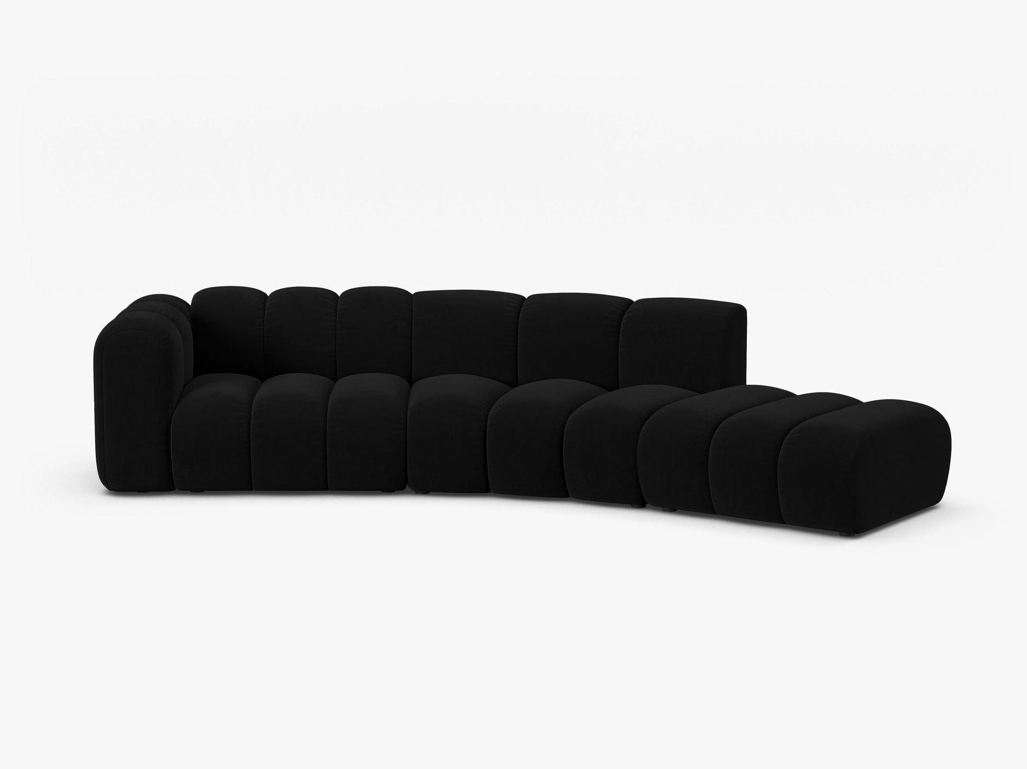 Lupine otvorena zaobljena sofa 5 mjesta