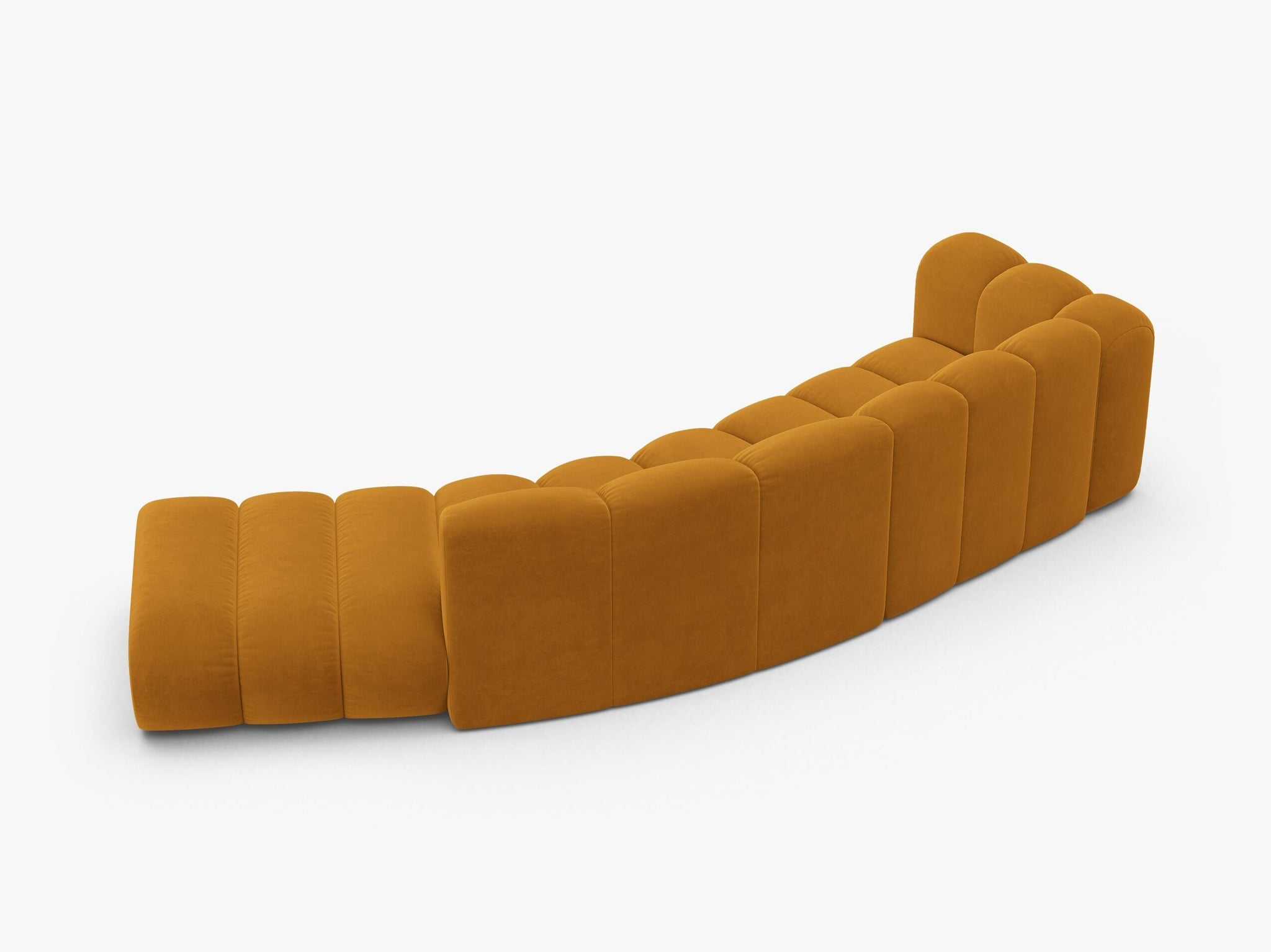 Lupine otvorena zaobljena sofa 5 mjesta