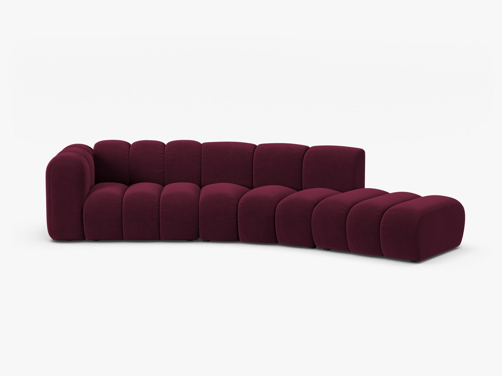 Lupine otvorena zaobljena sofa 5 mjesta