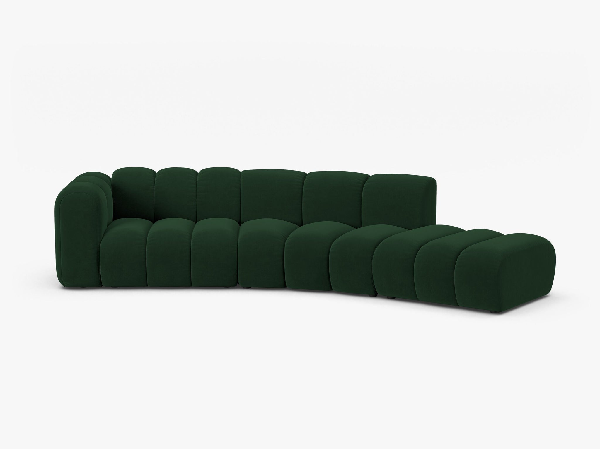 Lupine otvorena zaobljena sofa 5 mjesta