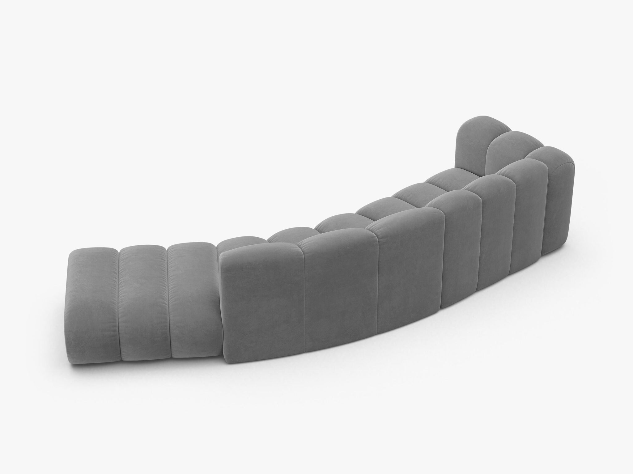 Lupine otvorena zaobljena sofa 5 mjesta