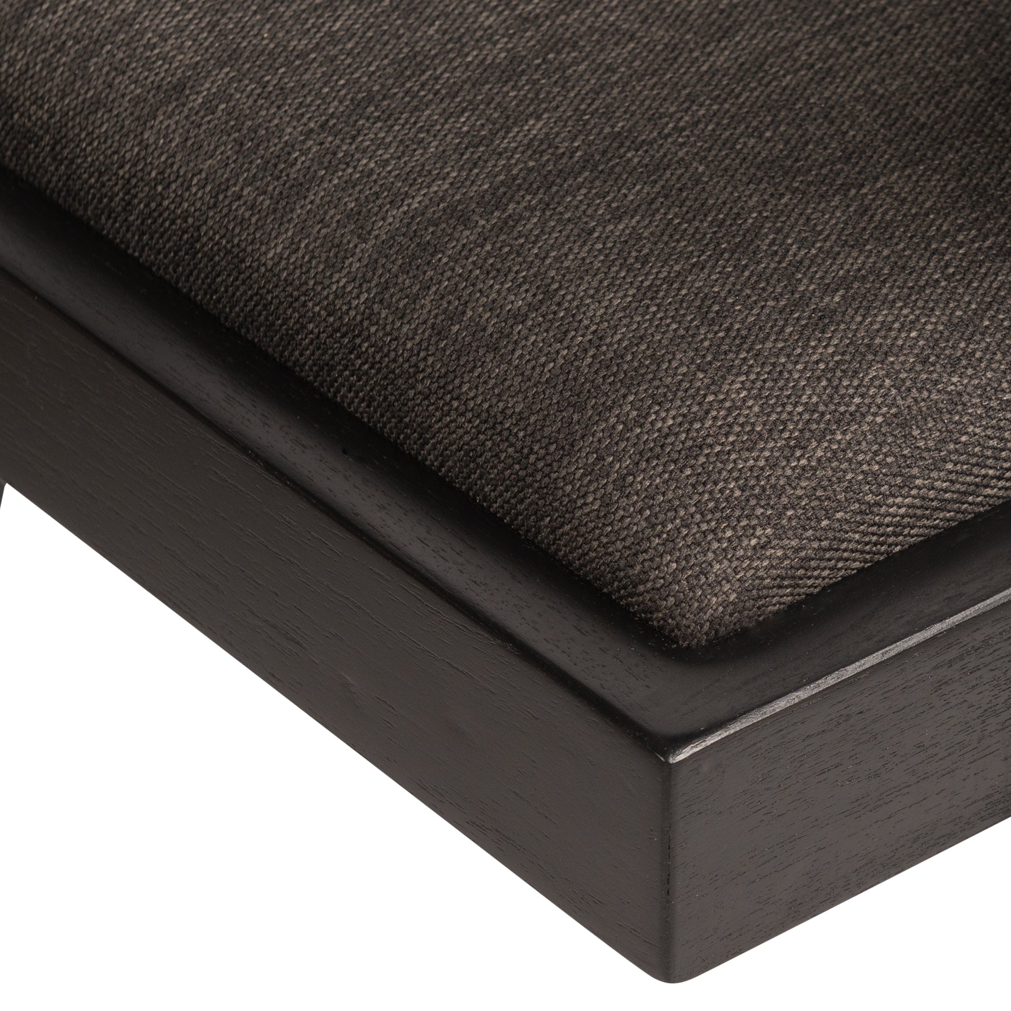 Set of 4 uredskih stolica s podstavom - ugljen crna