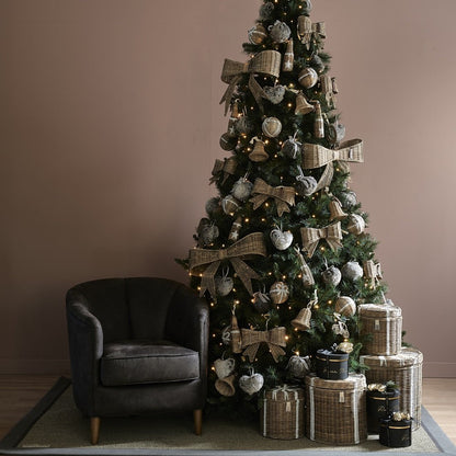 Rustic Rattan Jacky Bow Tree Topper