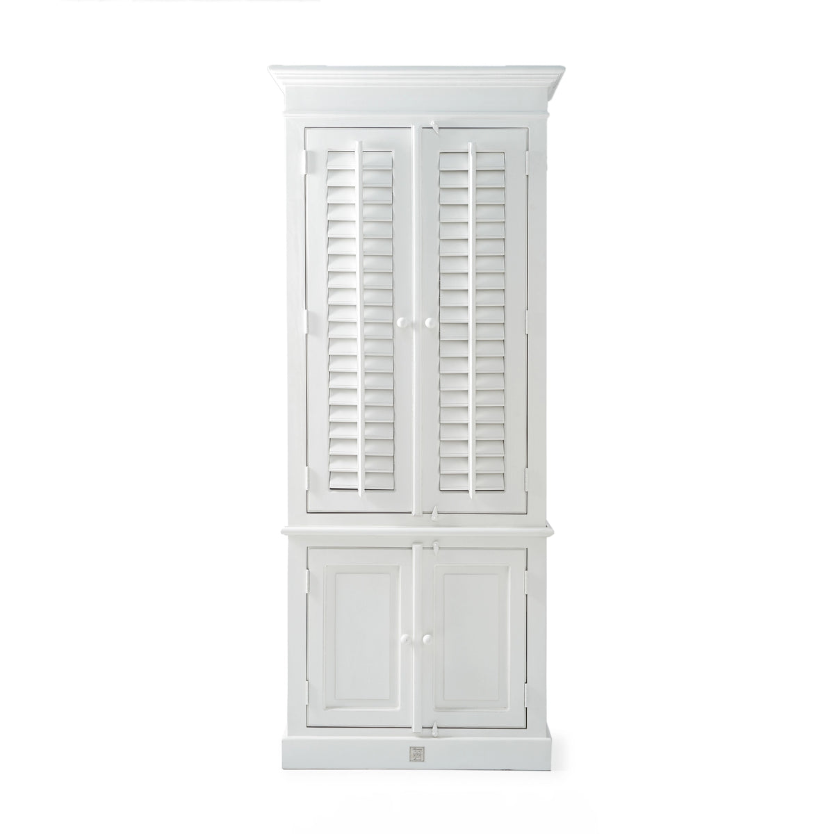 New Orleans garderobni ormar 230 cm, bijela, drvo akacije i manga, Riviera Maison