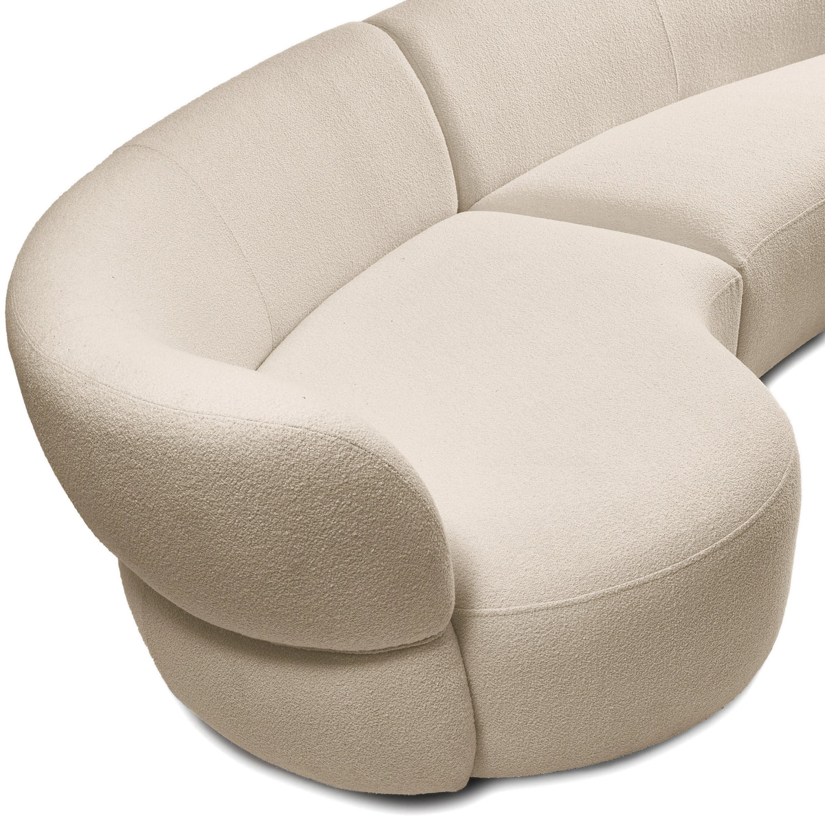 San Remo sofa dvosjed lijevo, Natural Grey bouclé, Riviera Maison, slika 2